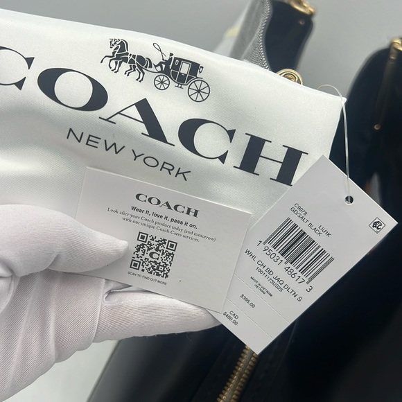 Coach Dalton 31 With Coach Badge Gold/Salt Black - Picture 11 of 16